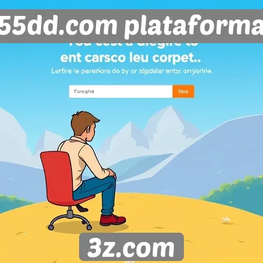 Acessibilidade e navegação no site 55dd.com